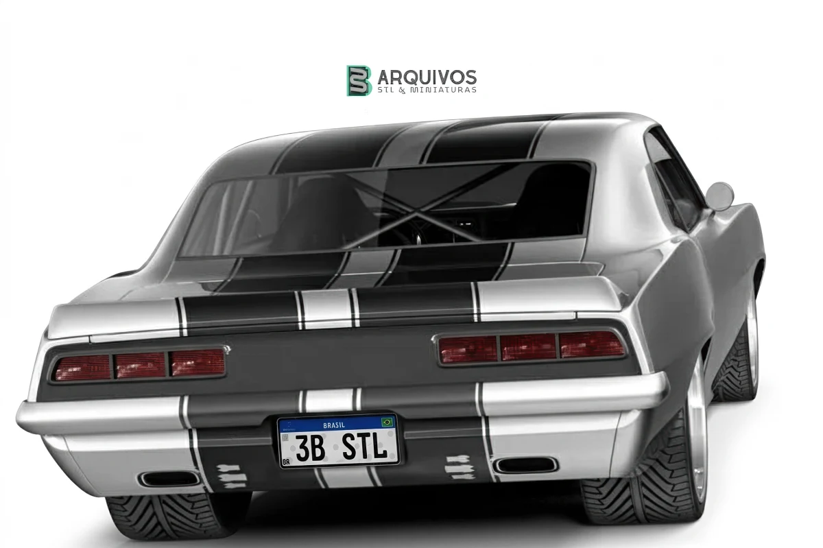Modelo 3D STL - Chevrolet Camaro Pro Touring Custom 1969 — foto 4